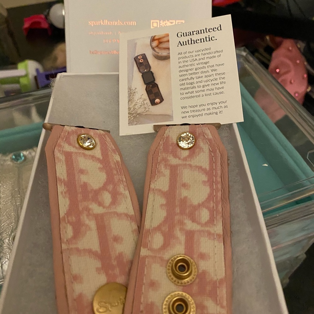 Authentic Pink Dior Spark*L Band - image 5